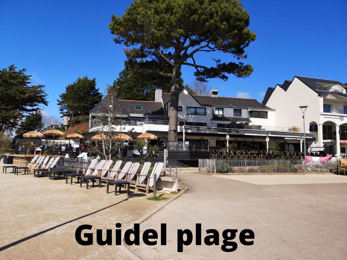 Maisonnette T2 Bord De Mer Guidel Plage Exteriér fotografie